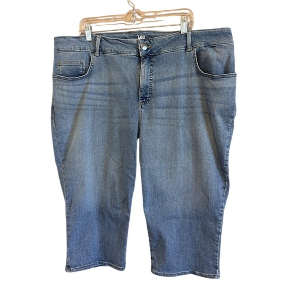 Lee Women's Denim Ultra Soft Capri Jeans Stretch‎ 22W